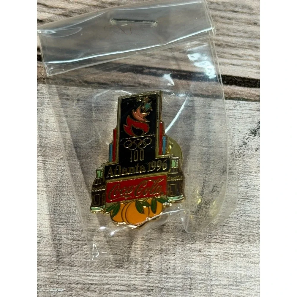 NEw Coca-Cola Atlanta 1996 Olympics Trading Pin Vintage